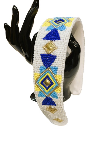 Baroque hand embroidered hairband