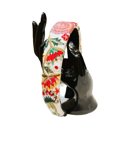 Handmade beads love prints headband (copy)