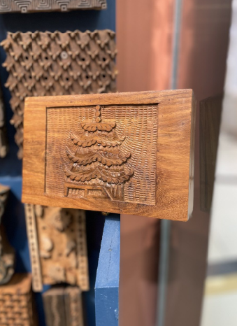 Hand Carved Wood Box