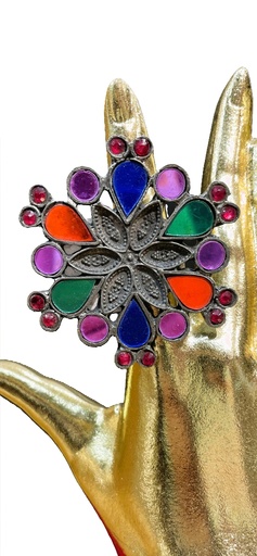 Flower oxidized ring