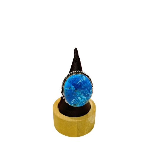 Turquoise Oval Adjustable Ring