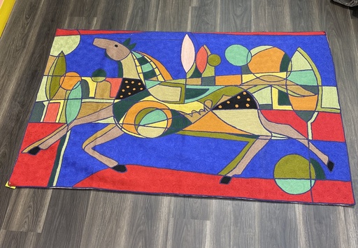 Tree of Life-blue Kashmiri Tapestry (4.9x2.9ft) (copy)