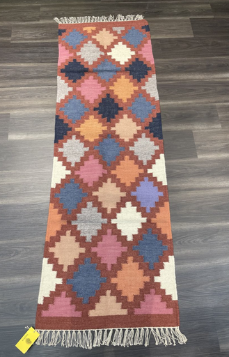 Runner Handwoven Dhurrie-(62x190 cm)