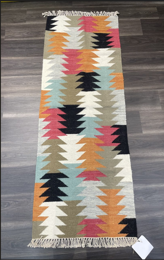 Runner Handwoven Dhurrie-(67x183 cm)