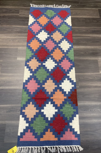 Runner Handwoven Dhurrie-(63x190 cm)