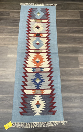 Runner Handwoven Dhurrie-(62x190 cm)