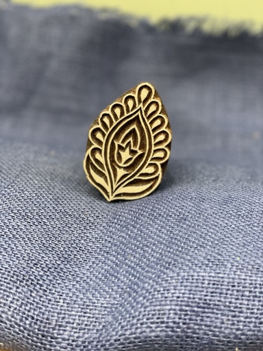 Block Print Stamp-Flower petal