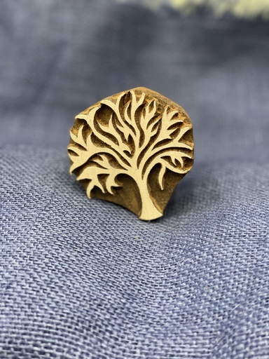 Block Print Stamp-Flower peacock (copy)