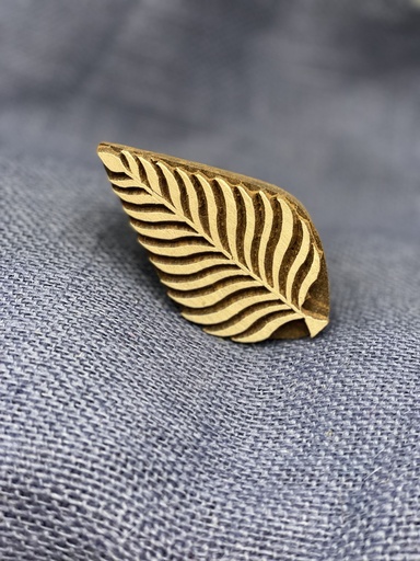 Block Print Stamp-Palm leaves