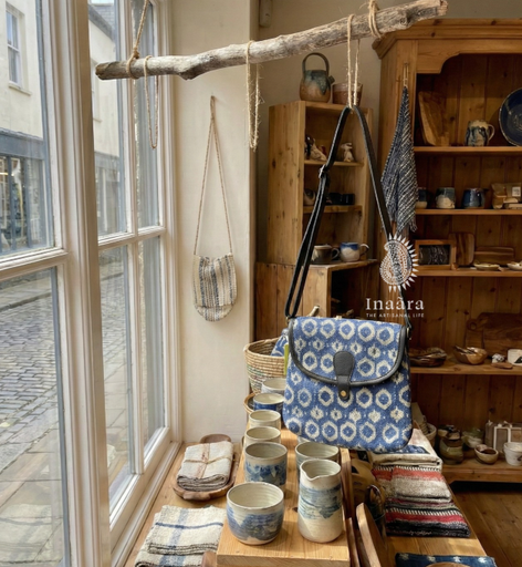 Indigo Block Print Bag (copy)