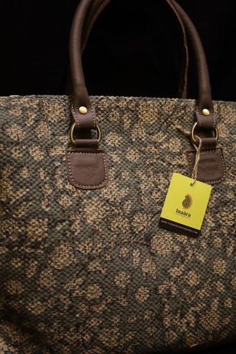 Sanganeri Print Dhurrie Bag