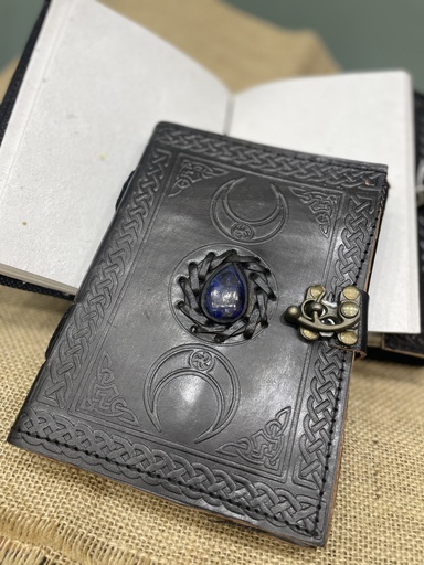 Handmade Journal Leather-Black/M