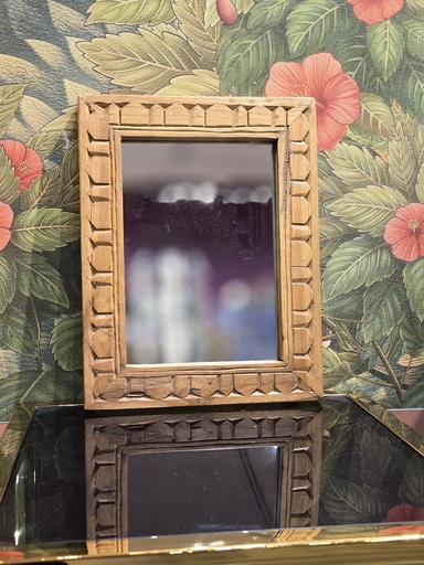 Vintage mirror framed wall decor