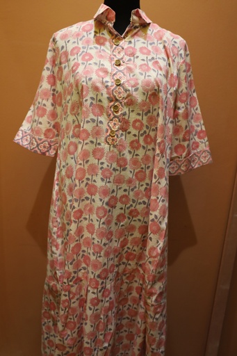 Stately Jungle Print Schiffli Kaftan(M,L,XL) (copy)