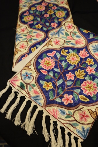 Kashmiri Runner Embroidery(28x182cm)