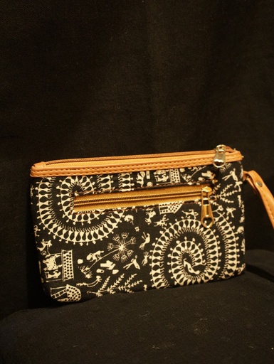 Organic Fabric Wristlet Purse
