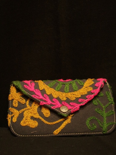 Embroidered Fabric Purse