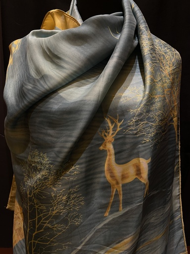 Stole/Scarf-Satin Silk