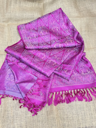 Pure Mulberry Silk Jamavar Stole