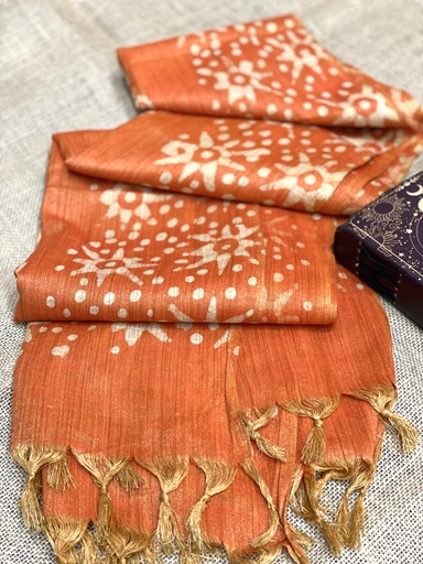 Cotton Shawl with Floral Pattern-Red (copy)