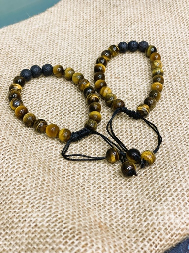 Mixed Tiger Eye Beaded Bracelet