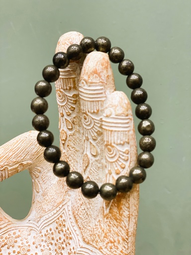 Pyrites Beaded Bracelet