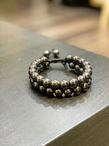 Hematite Beaded Bracelet