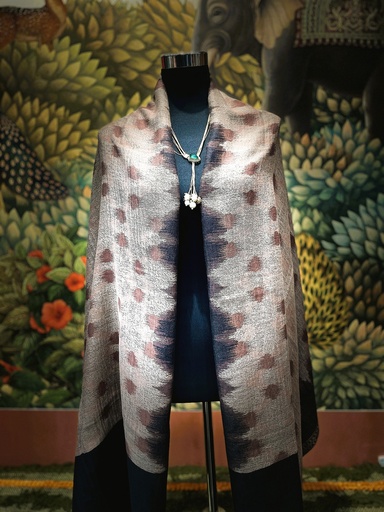 Reversible Mixed Color Kashmiri Shawl