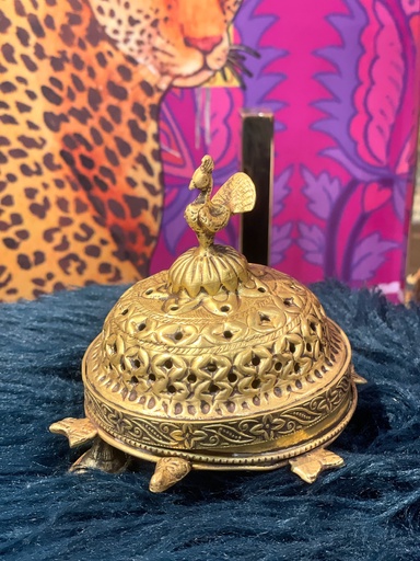 Brass Peacock Incense Burner