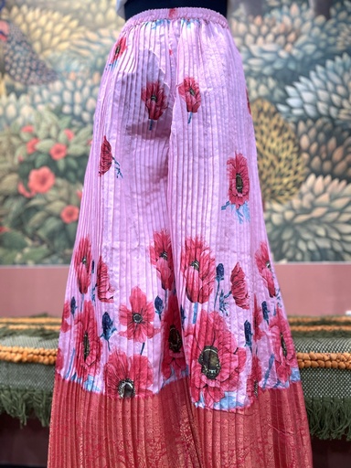 Palazo Pants-Floral L-XL