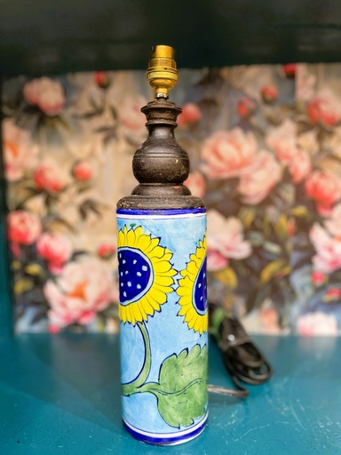 Hand Painted Ceramic Lamp Base