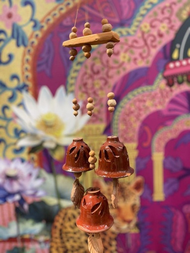 Bells Clay Wind Chimes-Black (copy)