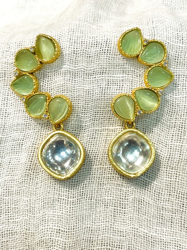 Turquoise Stone Athena Earrings (copy)