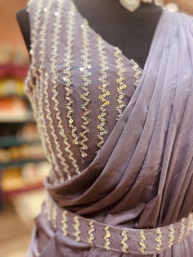 Ready-To-Wear Saree-Maroon (copy)