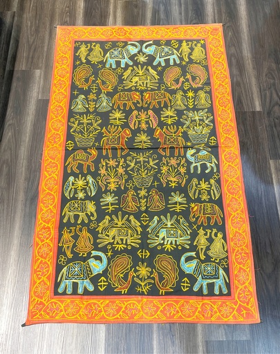 Vintage Bohemian Wall Tapestry-BLK