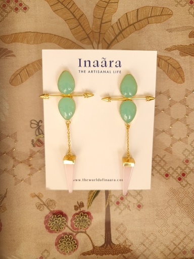 Stylish Gold Tone Danglers