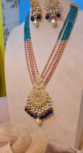 Jadau Kundan Rani Haar Set