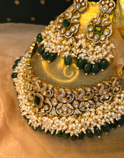 Tabassum Necklace Set- Orange (copy)