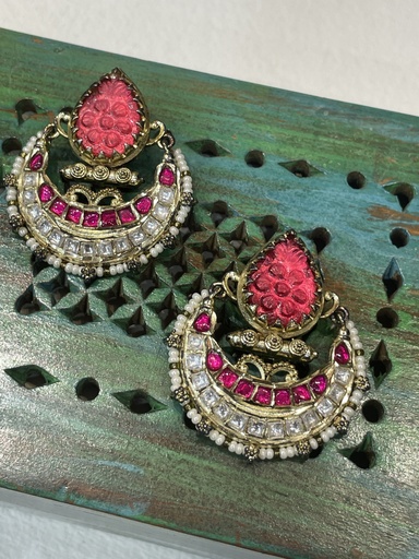 Gold-Toned Cresent Earrings