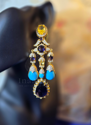 Gold-Toned Jhumka Bell & Pearl Earrings (copy)