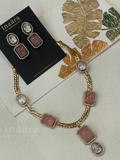 Pink Victorian Kundan Choker Set (copy)