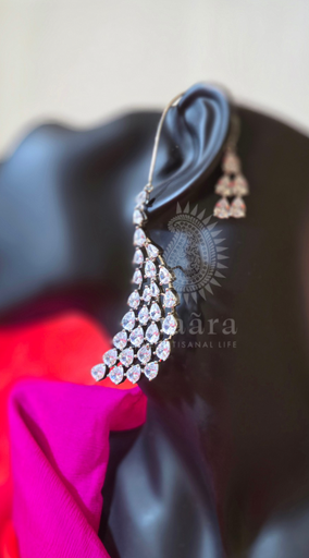 Gold Plated Jhumka w/Blue Enamel Earring (copy)