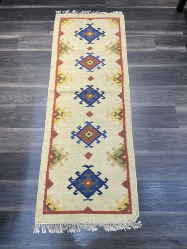 Runner Handwoven Dhurrie-(65x182cm)