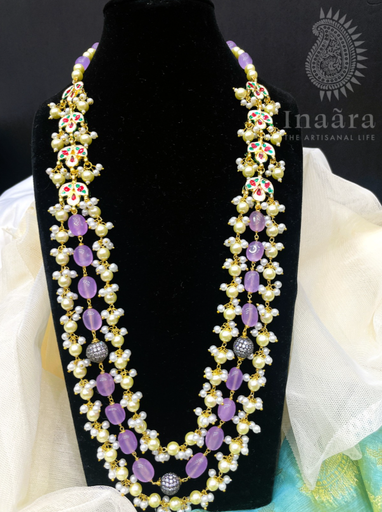 Pearl & Gold-Toned Beads Necklace (copy)