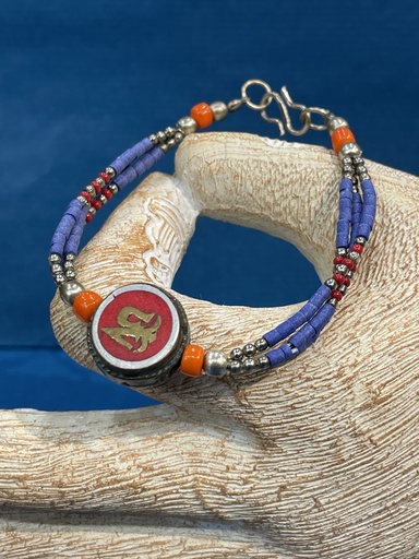 Himalayan Turquoise & Coral Bracelet (copy)