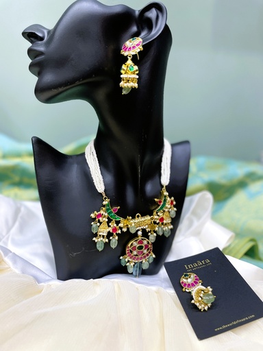 Designer Pachi Kundan Set