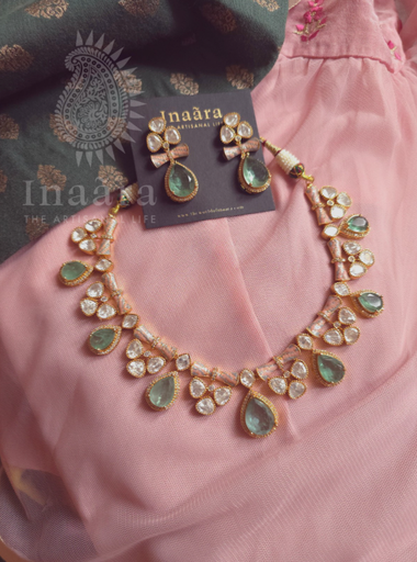 Kundan Stone&Pearl Pachi Choker Set (copy)