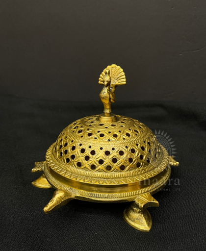 Brass Engraved Incense Burner- Basket (copy)