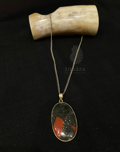 Pink Agate Big Slice Necklace (copy)
