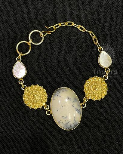 Handmade Gold Toned Charm Bracelet (copy)